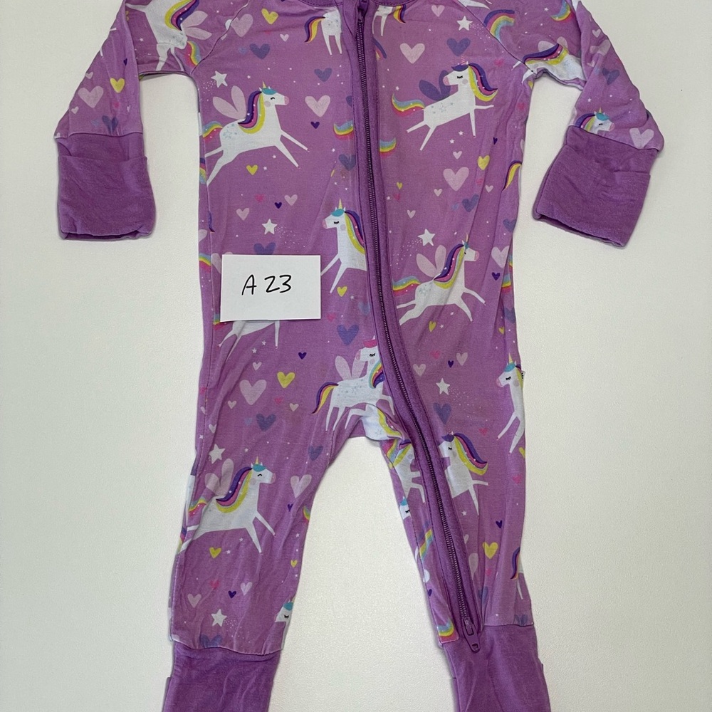 Little Sleepies Sienna’s unicorns zippy